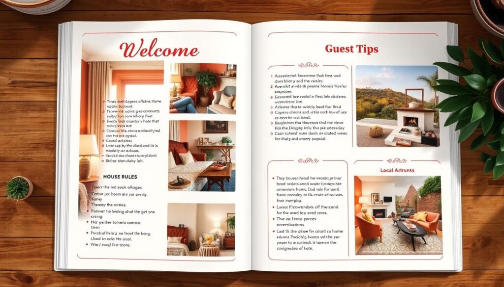 libro de bienvenida digital Airbnb