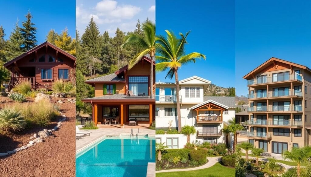 Comparación de propiedades vacacionales