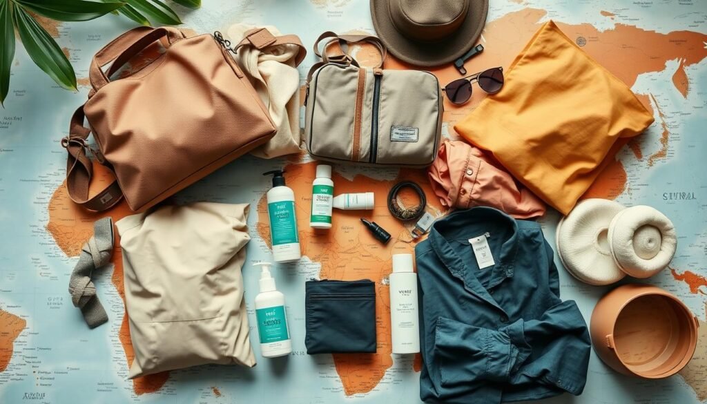 Empaque ecológico para viajes sostenibles