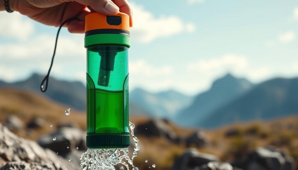 Filtro de Agua Portátil para Viajeros