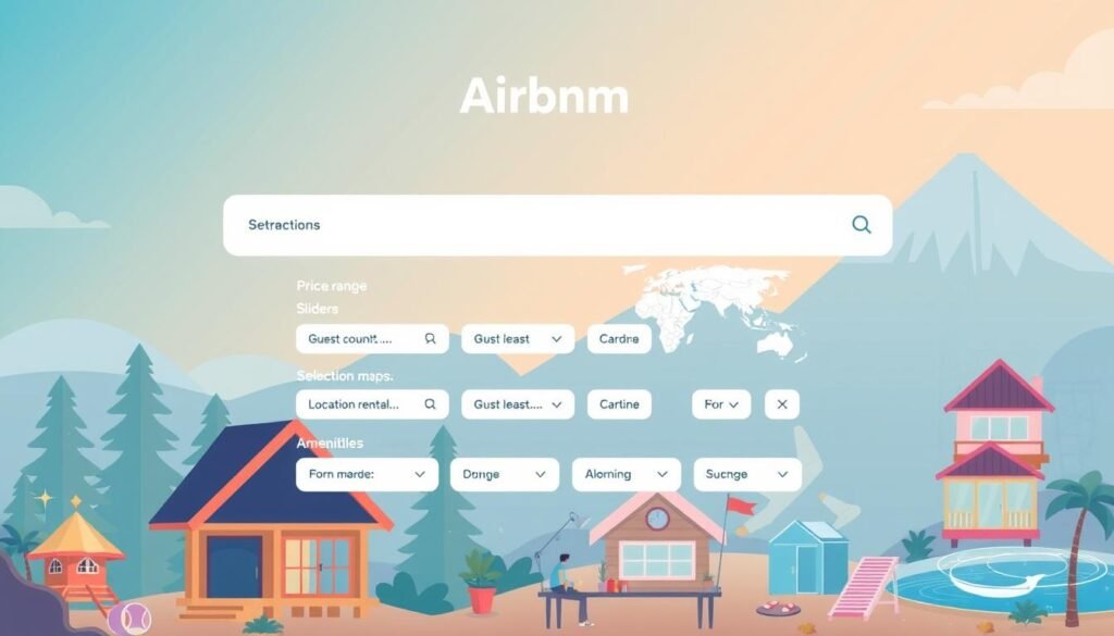 Filtros de búsqueda de Airbnb