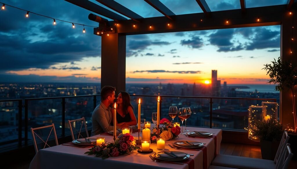 Parejas en experiencias románticas de Airbnb