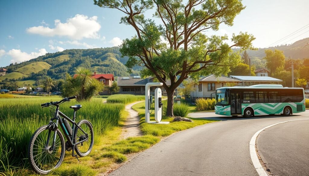 Transporte ecológico para turismo responsable