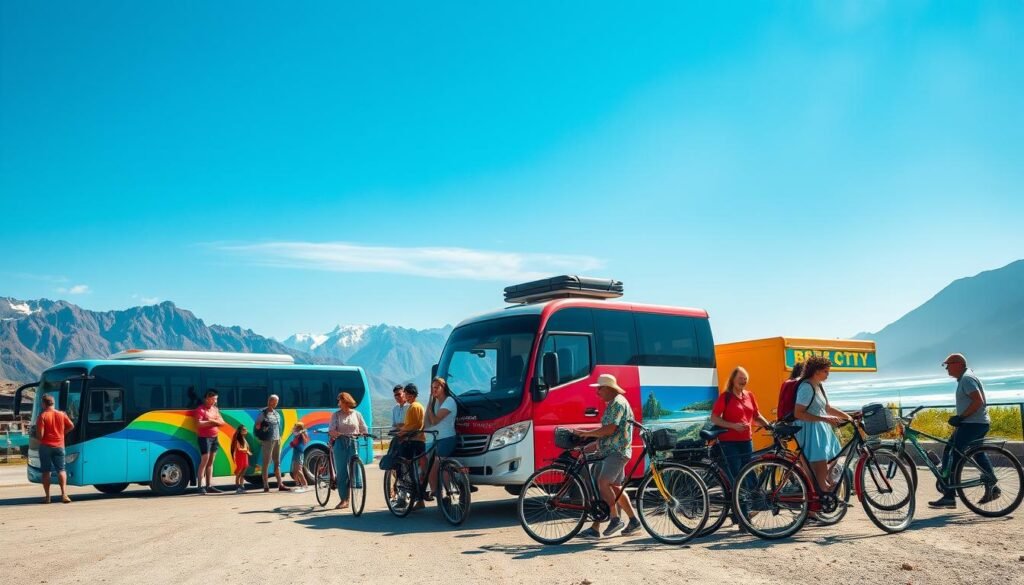 Transporte para viajes organizados