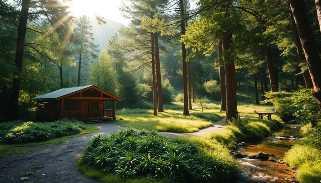 Alojamiento ecológico en la naturaleza