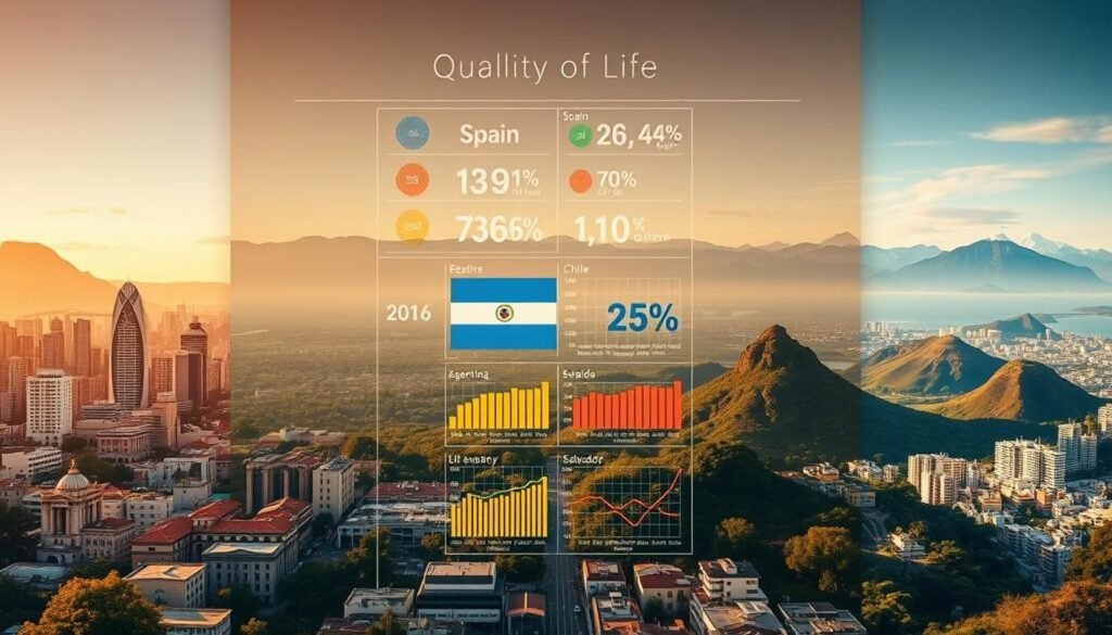 Donde es mejor vivir, España, argentina, El Salvador, chile?