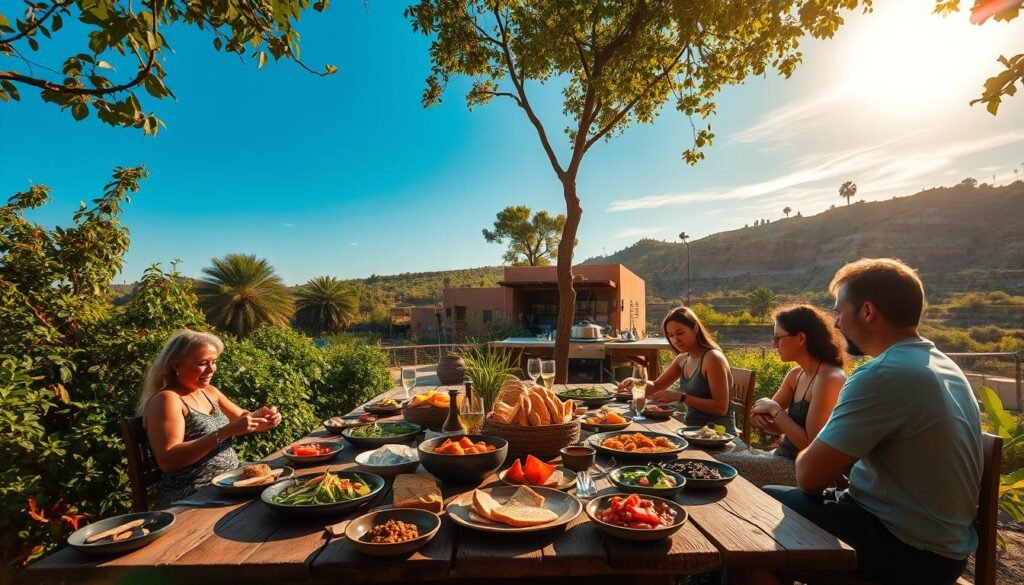 Gastronomía sostenible en destinos ecológicos