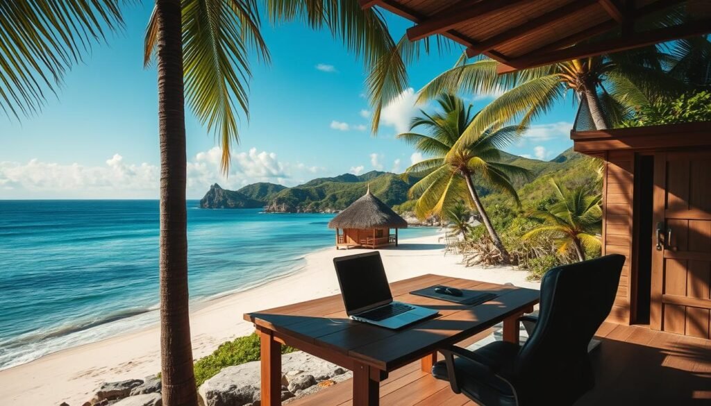 Islas para trabajo remoto