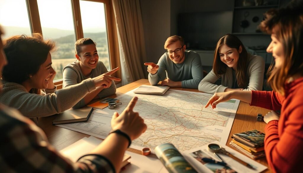Planificación de viajes en grupo