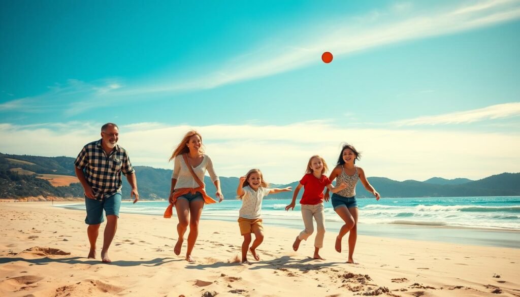 Actividades familiares en vacaciones
