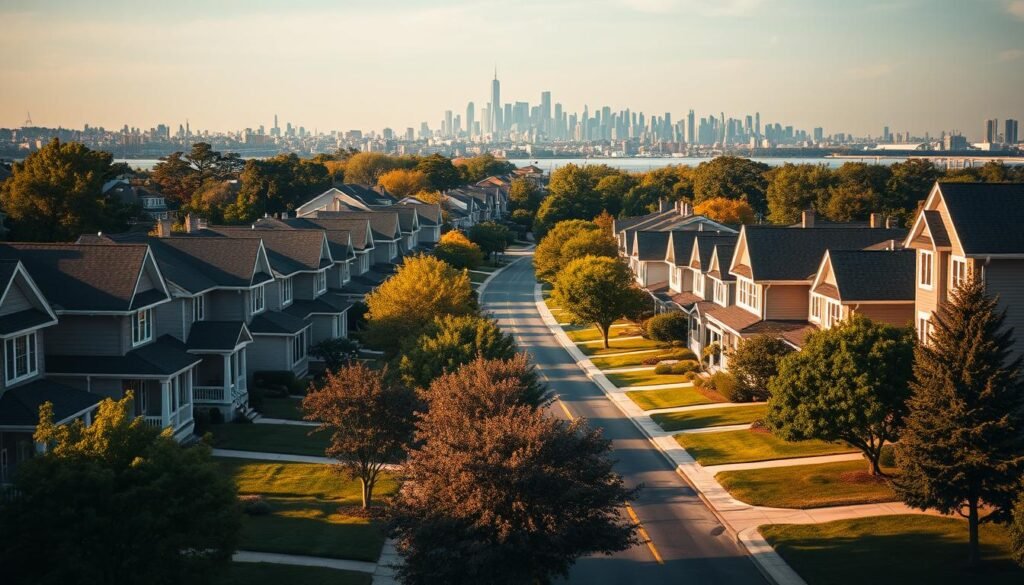 Áreas residenciales de NY en Long Island