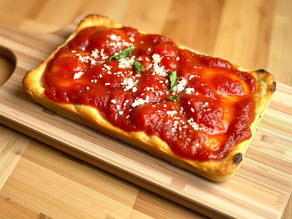 Authentic Utica tomato pie, a must-try local specialty and reason to visit Utica NY