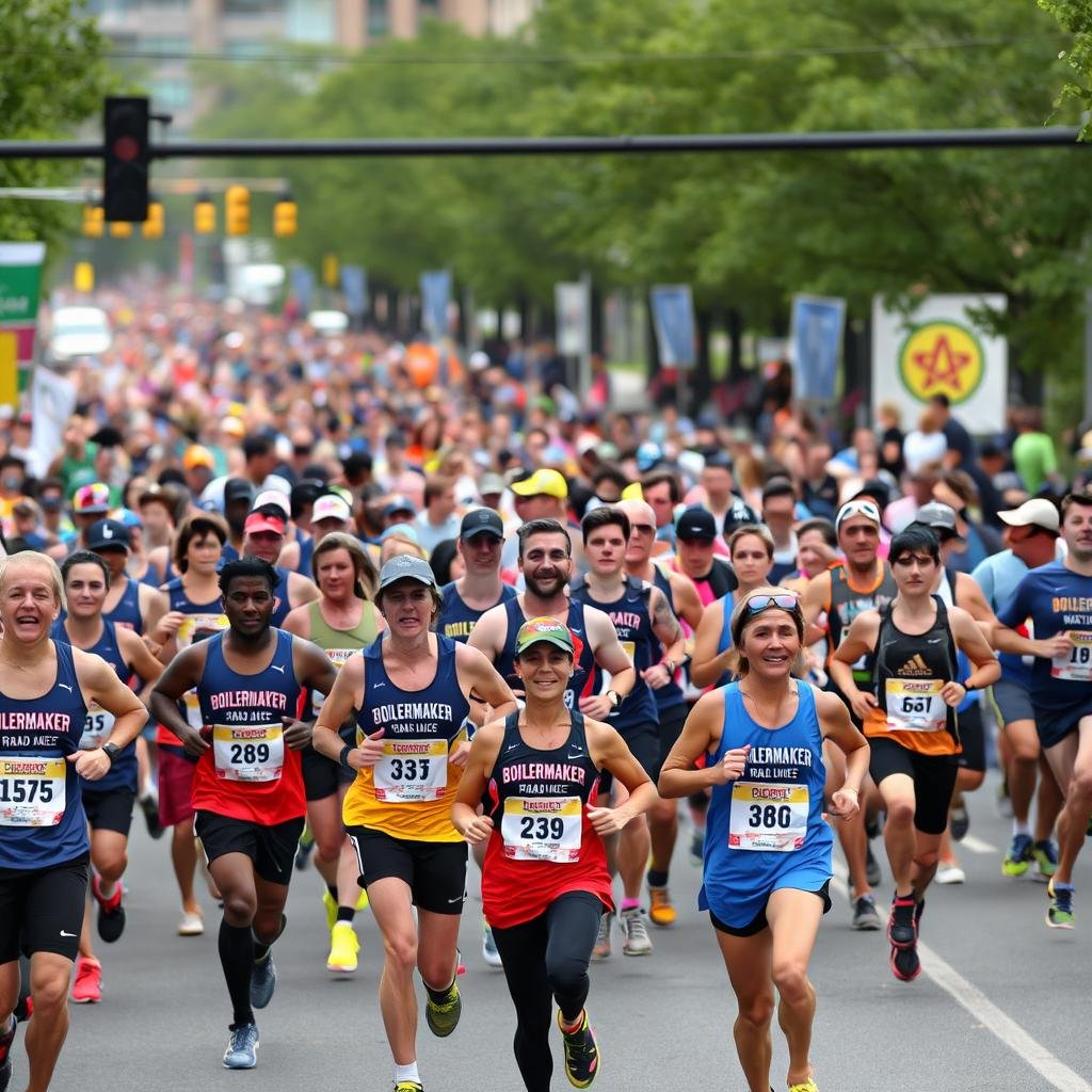 Boilermaker Road Race in Utica NY, a major annual event attracting visitors
