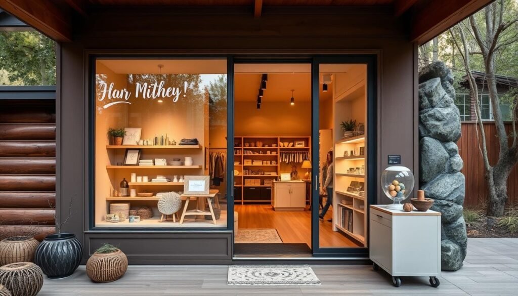Diseño de tienda emergente en Airbnb