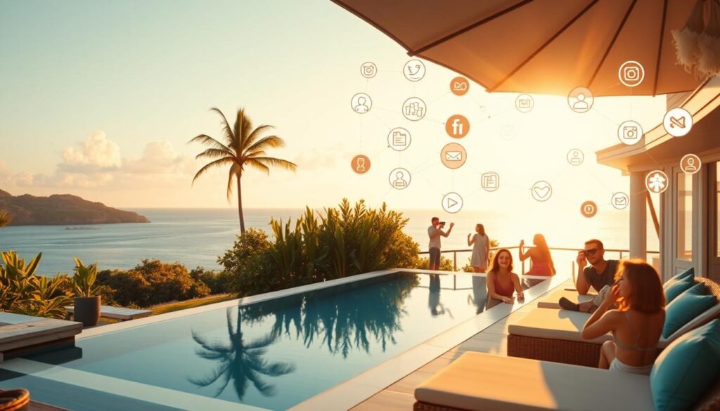Marketing de propiedades vacacionales en redes sociales