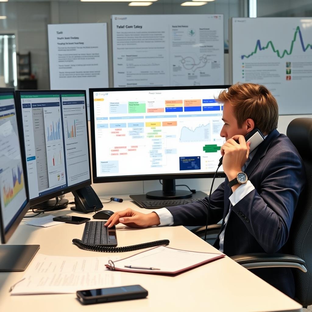 Persona implementando estrategias de manera intensiva para ganar $10,000 en 21 días