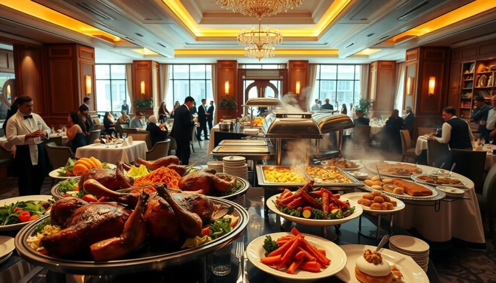 Servicio de comidas en hotel