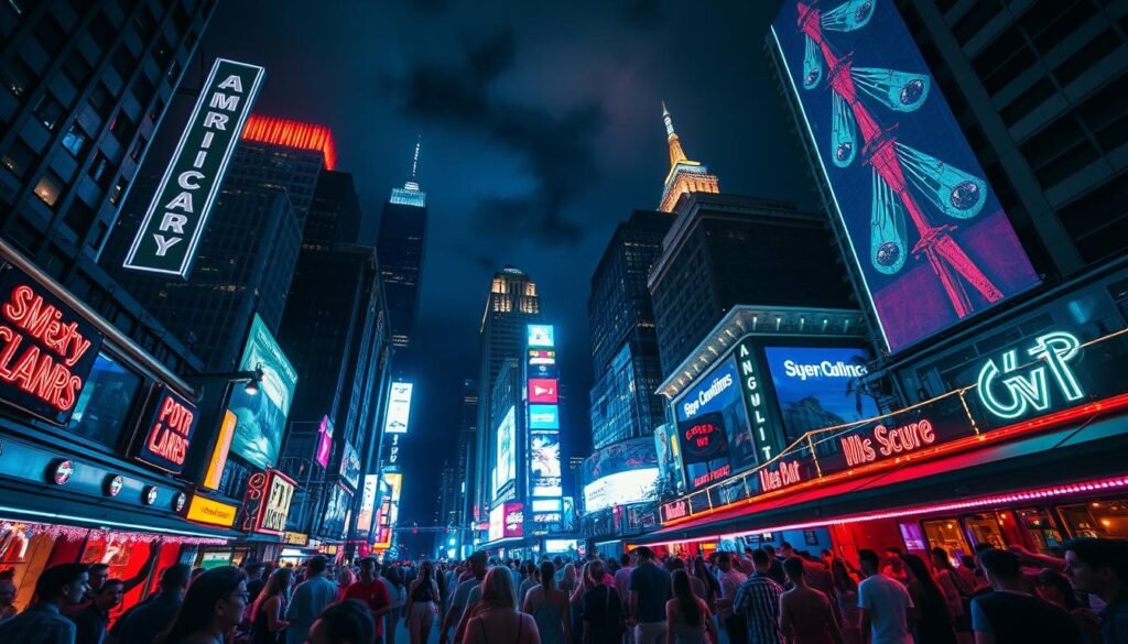 Vida nocturna en ciudades estadounidenses