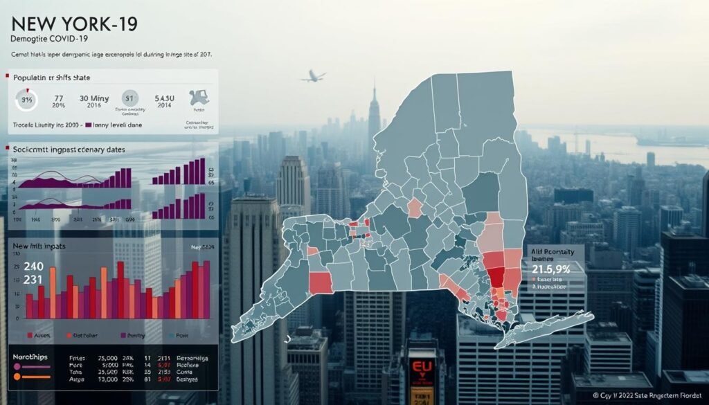 Datos demográficos del estado de New York durante la pandemia