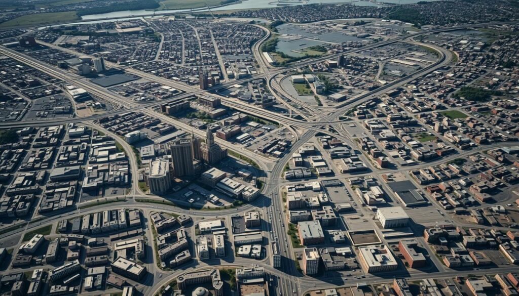 Mapas de planificación urbana de Utica