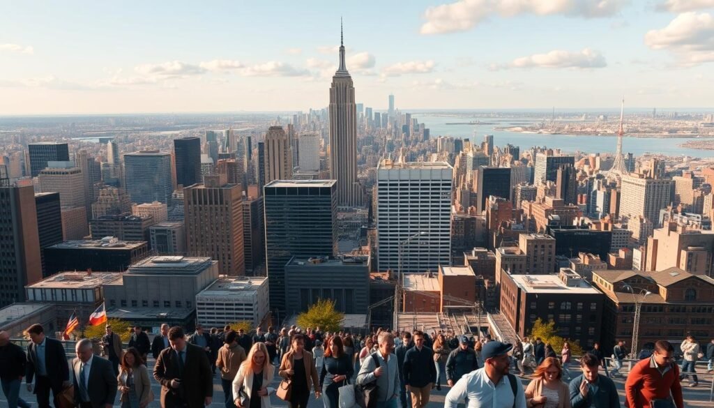 Población y economía de New York