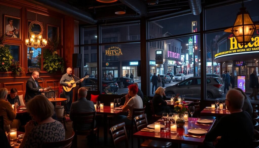 Restaurantes con música en vivo en Utica