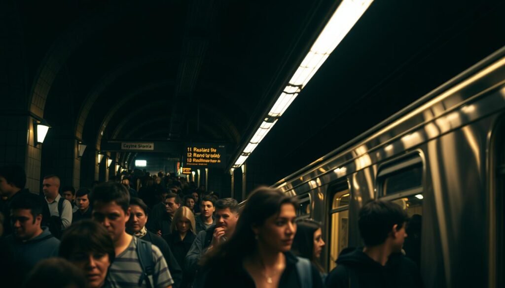 Transporte nocturno en Metro NYC