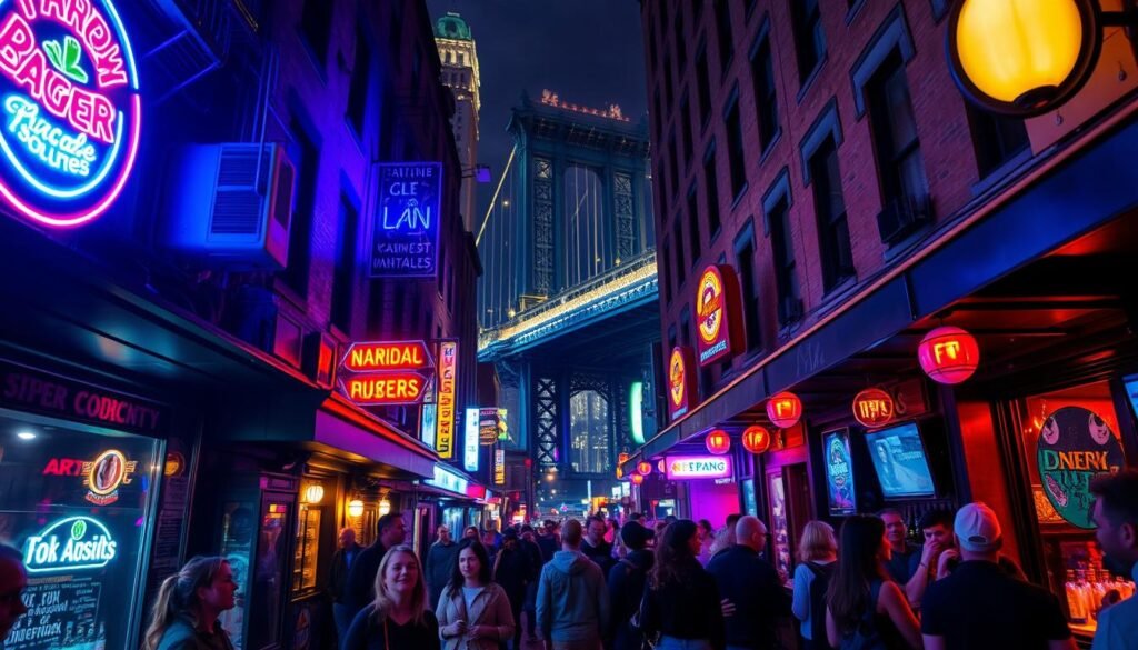 Vida nocturna económica en Nueva York