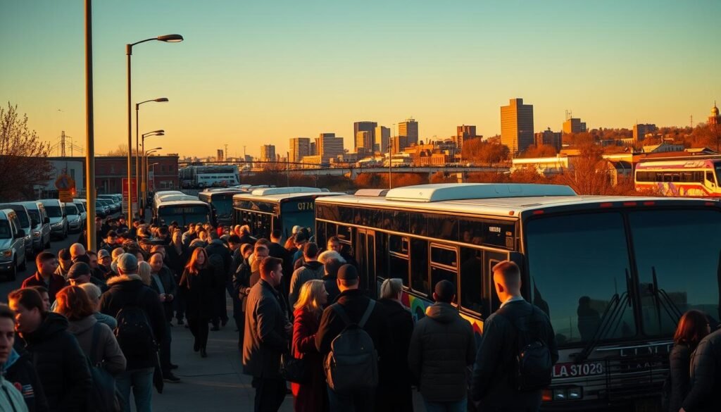 Seguridad en transporte público de Utica