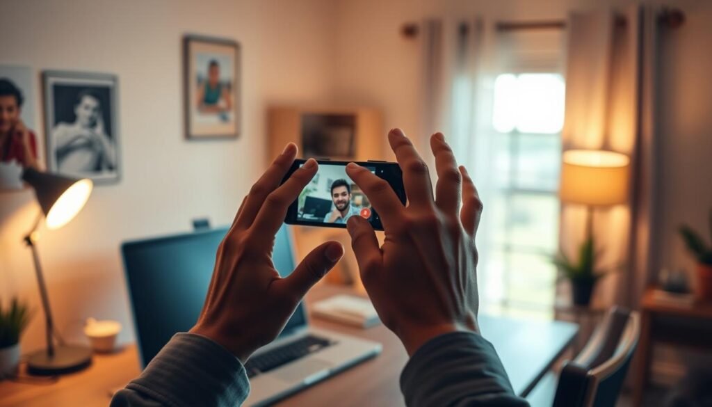 comunicación chat video