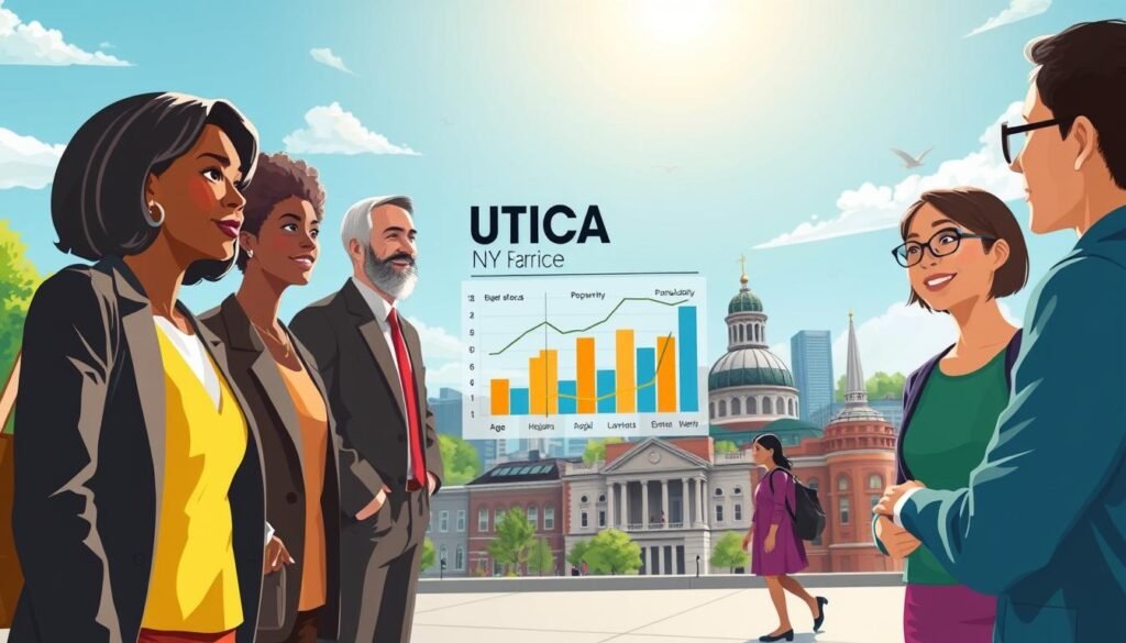 Datos demográficos de Utica NY